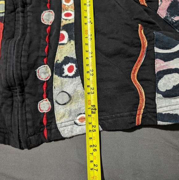 Y2K Parsley and Sage Psychedelic zip up sweater - Picture 7 of 7